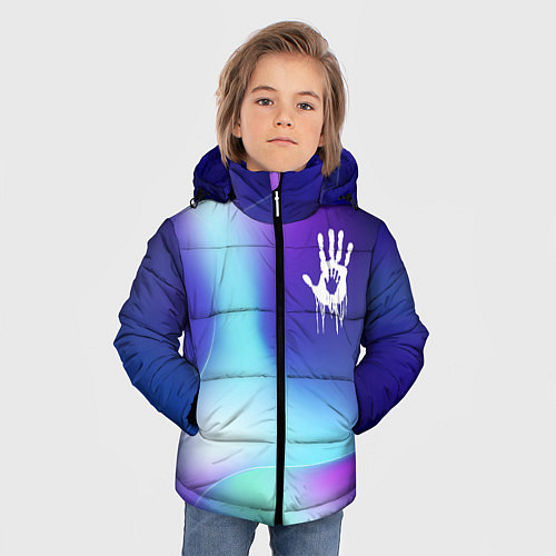 Зимняя куртка для мальчика Death Stranding northern cold / 3D-Черный – фото 3