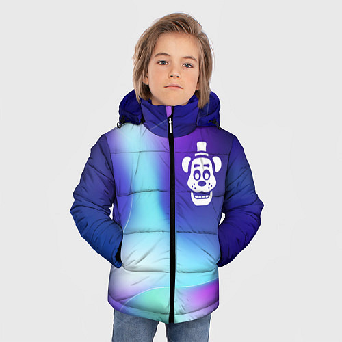 Зимняя куртка для мальчика FNAF northern cold / 3D-Черный – фото 3