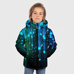 Куртка зимняя для мальчика Space - starfall, цвет: 3D-светло-серый — фото 2