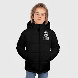Куртка зимняя для мальчика STALKER лого, цвет: 3D-светло-серый — фото 2