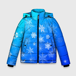 Зимняя куртка для мальчика Снежинки в небе