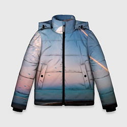 Зимняя куртка для мальчика Космос и планeты