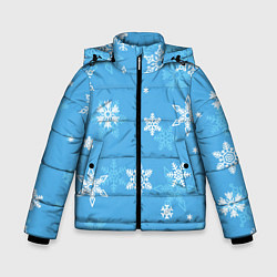 Зимняя куртка для мальчика Голубой снегопад