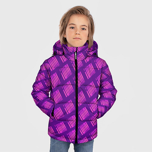 Зимняя куртка для мальчика Логотип Джи Айдл / 3D-Черный – фото 3