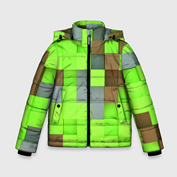 Куртка зимняя для мальчика Матвей майнкрафт, цвет: 3D-красный