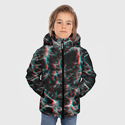 Куртка зимняя для мальчика Сеть нейронов, цвет: 3D-черный — фото 2