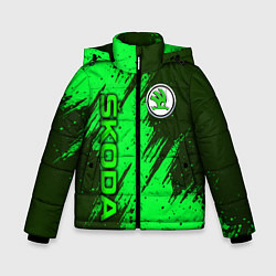 Зимняя куртка для мальчика Skoda - green