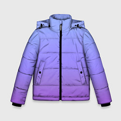 Куртка зимняя для мальчика Фиолетовый градиент, цвет: 3D-красный