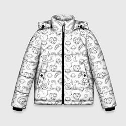 Зимняя куртка для мальчика Дудлы с темой любви и космоса