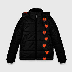 Зимняя куртка для мальчика Дорожка разбитых сердец - темный