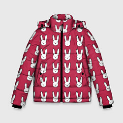 Зимняя куртка для мальчика Bunny Pattern red