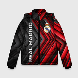 Куртка зимняя для мальчика Real Madrid art, цвет: 3D-черный