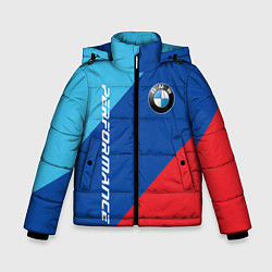 Зимняя куртка для мальчика Bmw - m colors