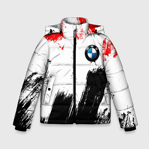 Зимняя куртка для мальчика BMW art / 3D-Светло-серый – фото 1