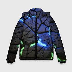 Зимняя куртка для мальчика Светящаяся лава