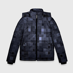 Куртка зимняя для мальчика Minecraft block time, цвет: 3D-светло-серый