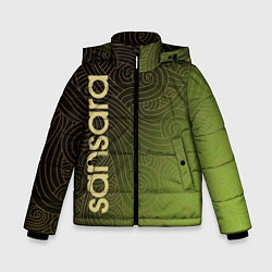 Куртка зимняя для мальчика Sansara, цвет: 3D-черный