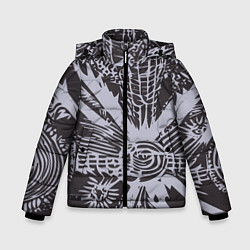 Зимняя куртка для мальчика Графическая фантазия абстракт
