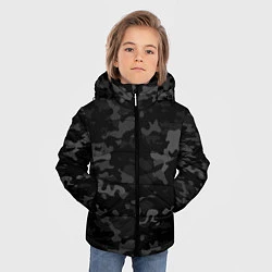 Куртка зимняя для мальчика Ночной камуфляж, цвет: 3D-светло-серый — фото 2