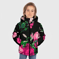 Куртка зимняя для мальчика Шипы и розы, цвет: 3D-красный — фото 2