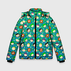 Зимняя куртка для мальчика Южный Парк - паттерн персонажи