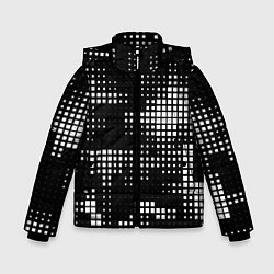 Зимняя куртка для мальчика Pixel art - abstraction