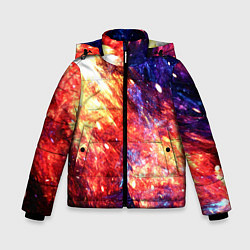 Зимняя куртка для мальчика Космическое сияние ночь