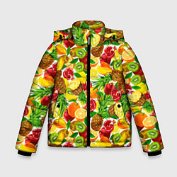 Зимняя куртка для мальчика Fruit abundance