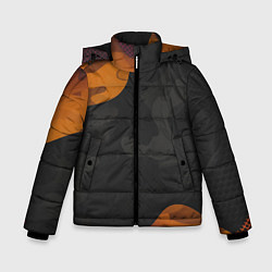 Куртка зимняя для мальчика Необычный камуфляж, цвет: 3D-красный