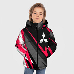 Куртка зимняя для мальчика Mitsubishi fast lines, цвет: 3D-черный — фото 2