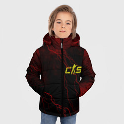 Куртка зимняя для мальчика Контр Страйк 2 - Молния, цвет: 3D-красный — фото 2