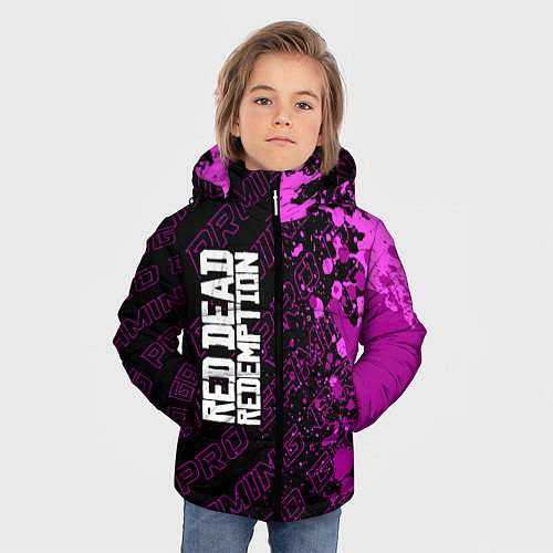 Зимняя куртка для мальчика Red Dead Redemption pro gaming: по-вертикали / 3D-Черный – фото 3