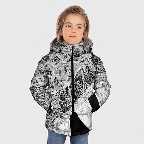 Зимняя куртка для мальчика Creativity / 3D-Черный – фото 3