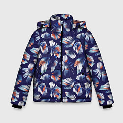 Зимняя куртка для мальчика Орнамент перья