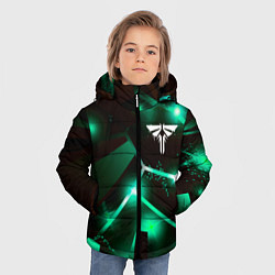 Куртка зимняя для мальчика The Last Of Us разлом плит, цвет: 3D-черный — фото 2