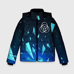 Куртка зимняя для мальчика Elden Ring взрыв частиц, цвет: 3D-черный