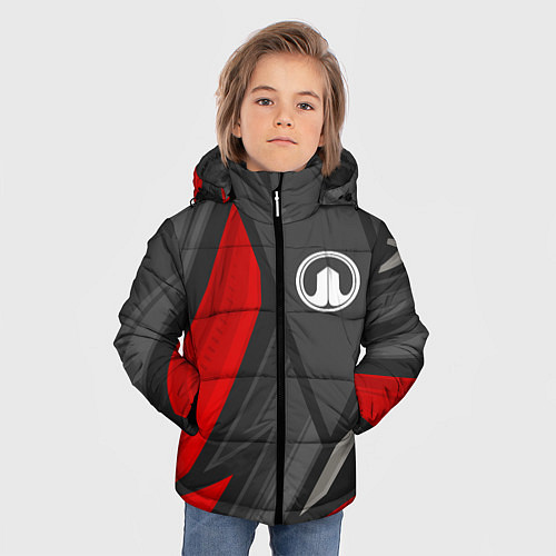 Зимняя куртка для мальчика Great Wall sports racing / 3D-Черный – фото 3