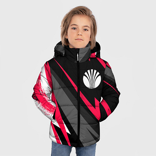 Зимняя куртка для мальчика Daewoo fast lines / 3D-Черный – фото 3