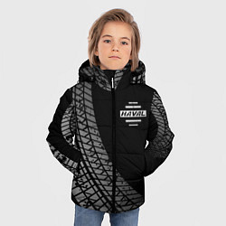 Куртка зимняя для мальчика Haval tire tracks, цвет: 3D-черный — фото 2