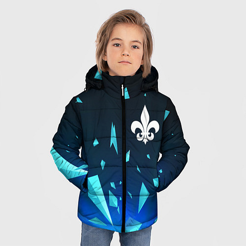 Зимняя куртка для мальчика Saints Row взрыв частиц / 3D-Черный – фото 3