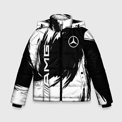 Зимняя куртка для мальчика Mercedes benz - white color