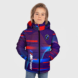 Куртка зимняя для мальчика BMW power m, цвет: 3D-черный — фото 2