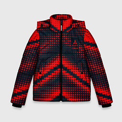 Куртка зимняя для мальчика Mitsubishi sign, цвет: 3D-красный