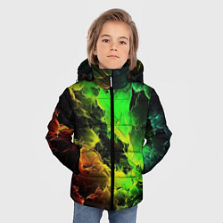 Куртка зимняя для мальчика Зеленое небо, цвет: 3D-черный — фото 2