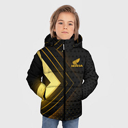 Куртка зимняя для мальчика Honda inscription, цвет: 3D-светло-серый — фото 2
