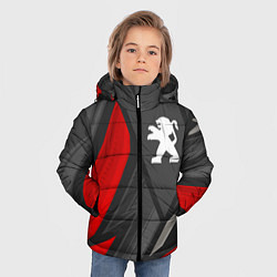 Куртка зимняя для мальчика Peugeot sports racing, цвет: 3D-черный — фото 2