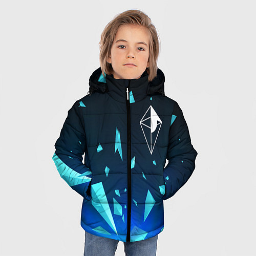 Зимняя куртка для мальчика No Mans Sky взрыв частиц / 3D-Черный – фото 3