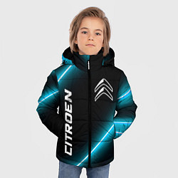 Куртка зимняя для мальчика Citroen неоновые лампы, цвет: 3D-черный — фото 2