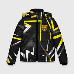Зимняя куртка для мальчика ФК Барселона эмблема