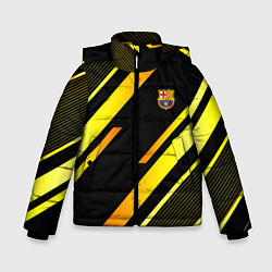 Зимняя куртка для мальчика ФК Барселона эмблема